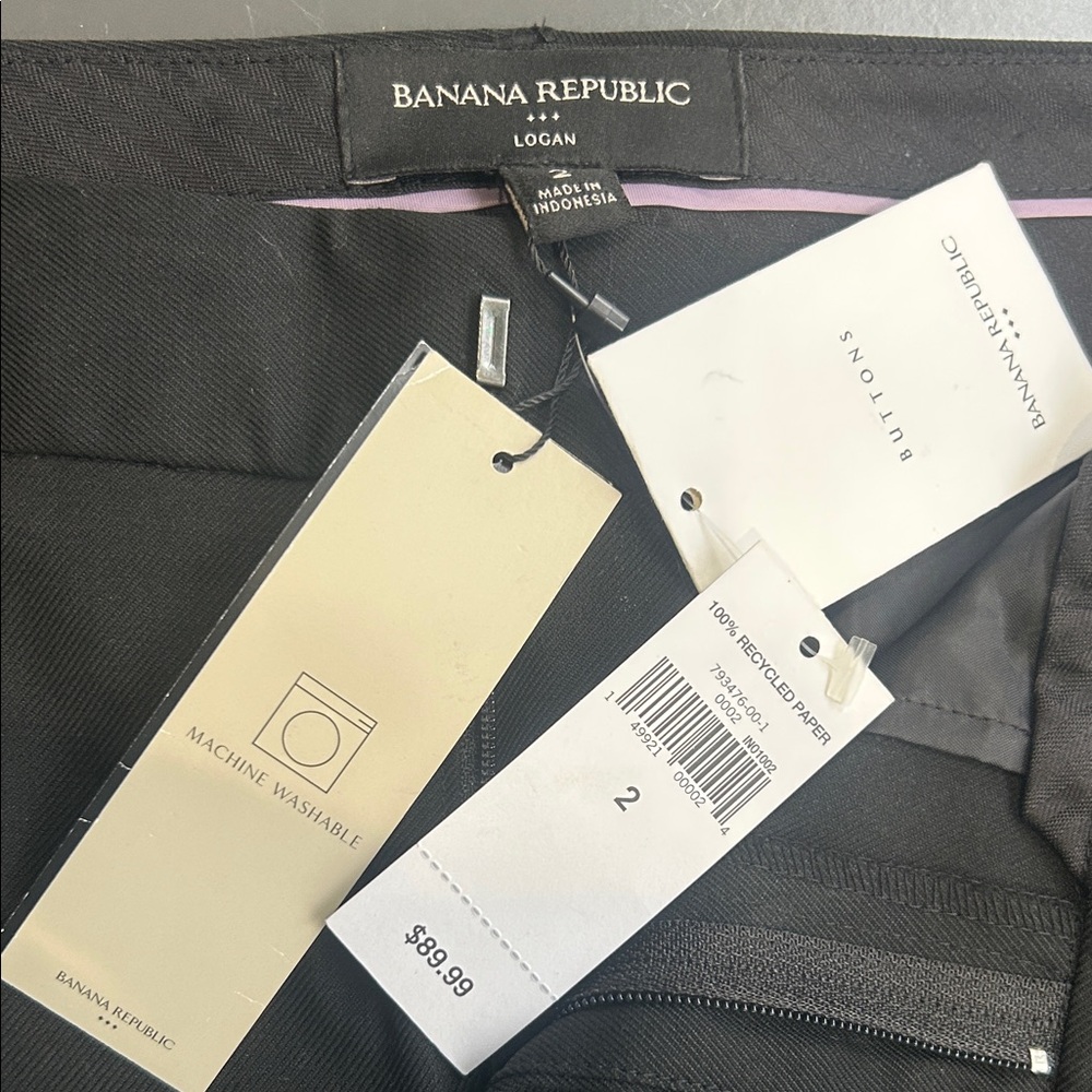 Banana Republic Charcoal Trousers